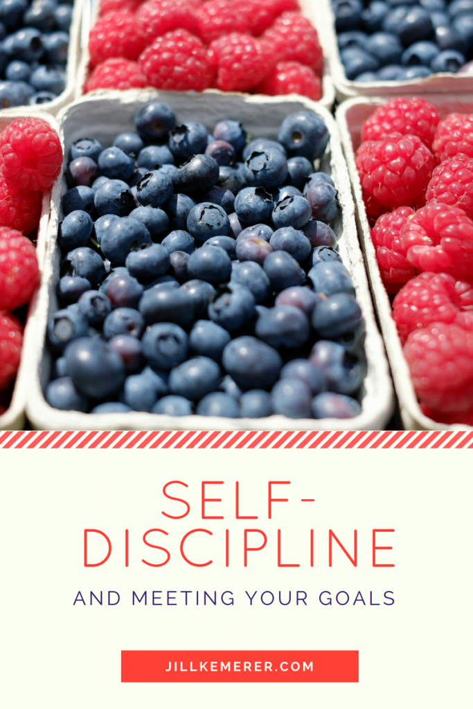 Self-Discipline and Meeting Your Goals