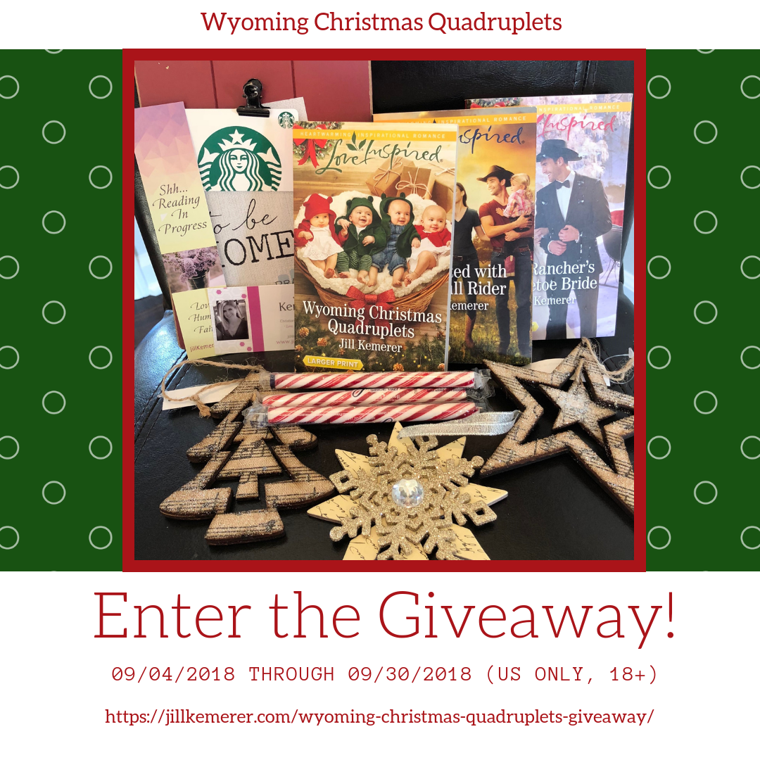 Wyoming Christmas Quadruplets Giveaway by Jill Kemerer