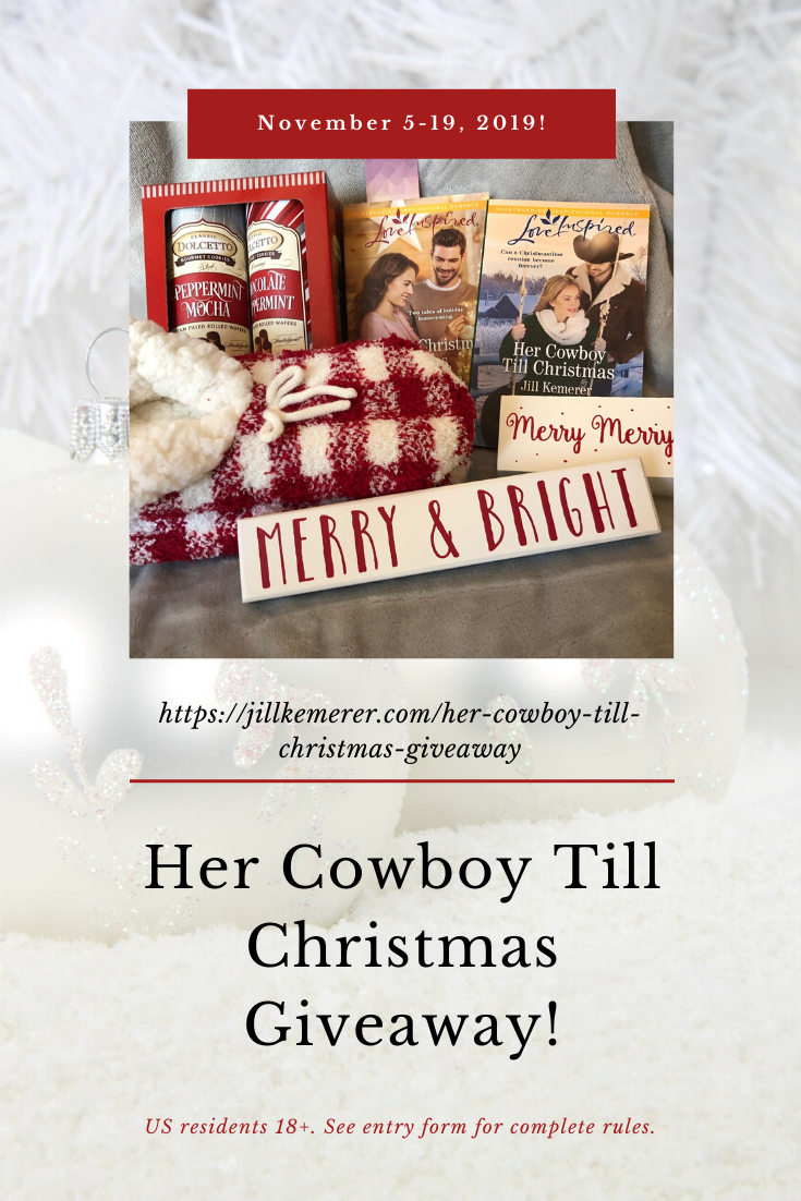 Her Cowboy Till Christmas Giveaway! jillkemerer.com/blog