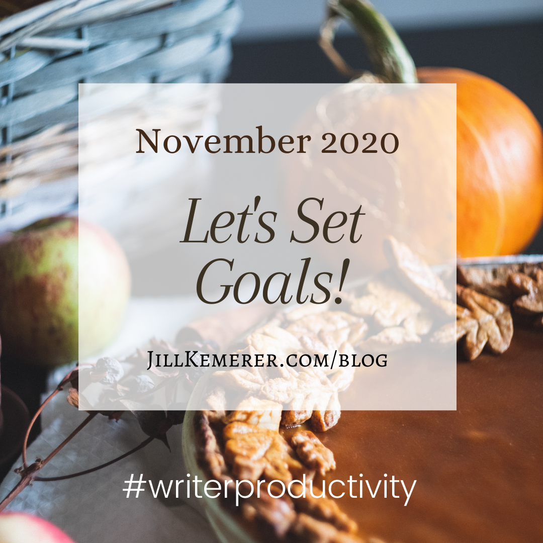 Let's Set Goals November 2020, Jill Kemerer