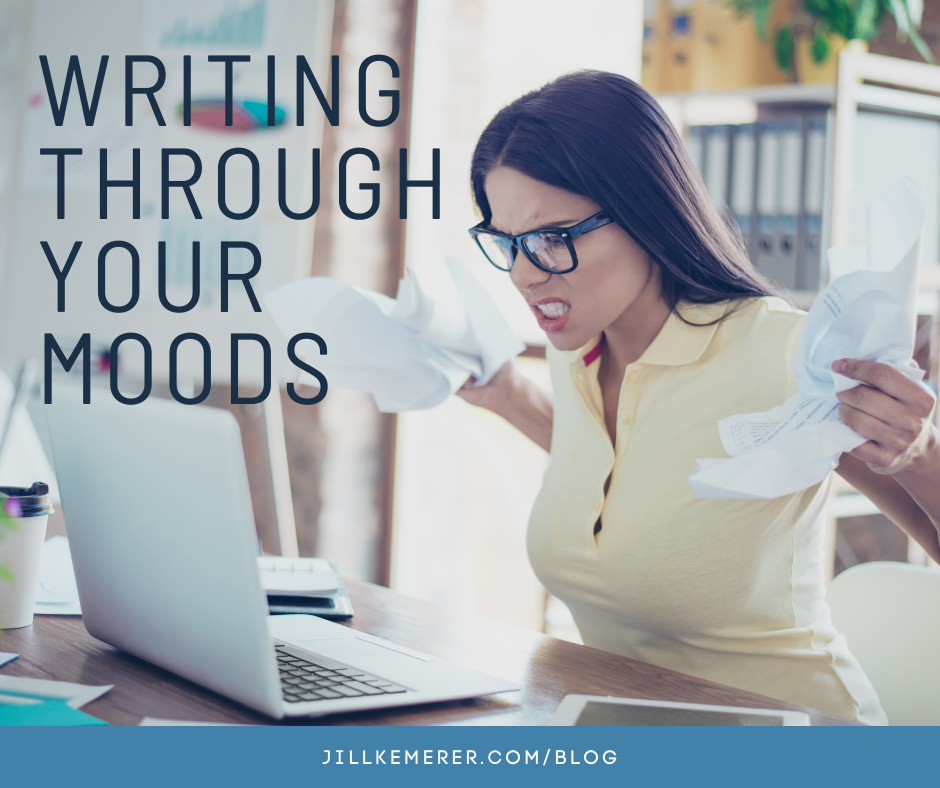 writing through your moods by jill kemerer