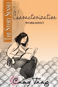 Story Sensei Characterization Worksheet by Camy Tang