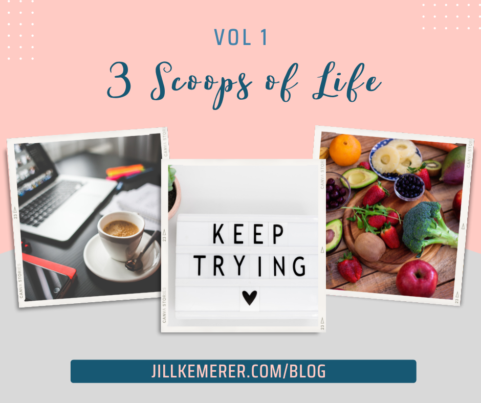 3 Scoops of Life vol 1. Jillkemerer.com, Jill Kemerer, Blog