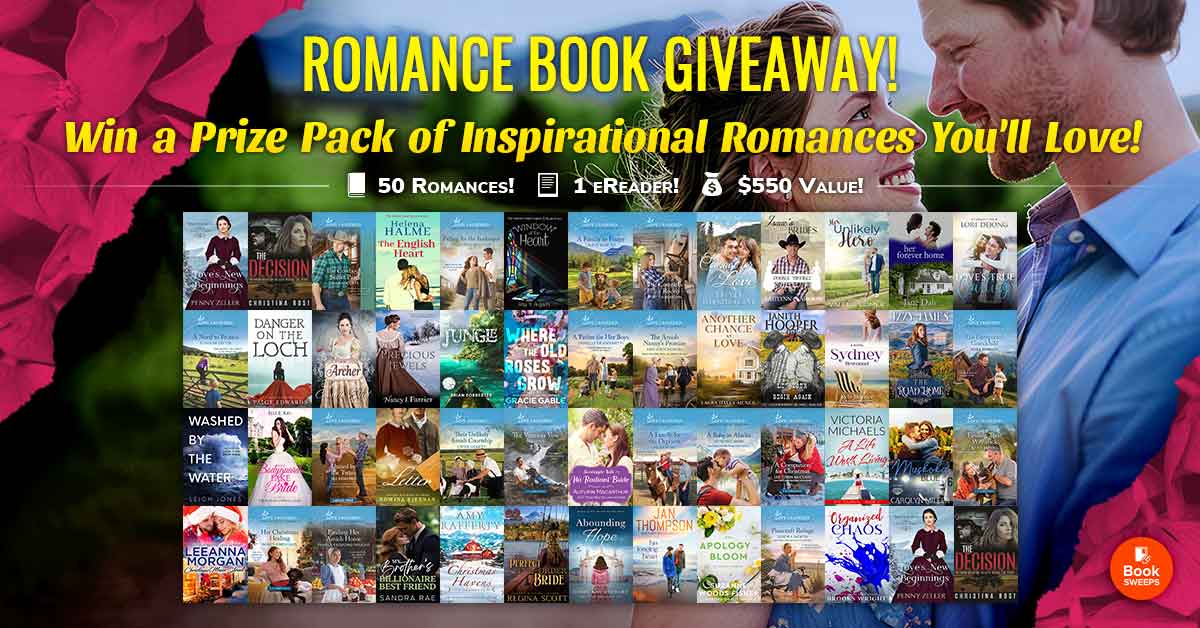 50 book covers for Inspirational Romance BookSweeps giveaway